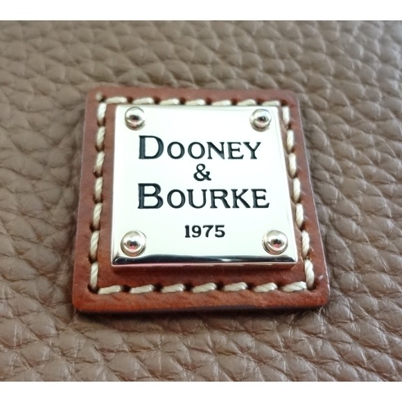 Dooney & Bourke Lexington Pebble Leather Crossbody Bag Purse Caramel Brown NWT - Picture 3 of 8